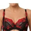 Soutien-gorge Corbeille 3/4 Eprise De Lise Charmel Collection Chic Magnétique.  -SOUTIEN-GORGE Soldes Boutique Soutien gorge corbeille grande taille Chic magnetique Lise Charmel nuit amarante BCG2805 NT