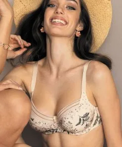 Soutien-gorge Grande Taille Forme Corbeille Antigel De Lise Charmel De La Collection Herbier Bonheur.