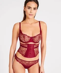 Soutien-gorge Corbeille Collection Capsule Miss Karl De La Collaboration Karl Lagerfeld X Aubade. -SOUTIEN-GORGE Soldes Boutique Soutien gorge corbeille miss karl Aubade rubis UCF14 RBIS 4
