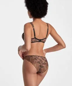 Soutien-gorge Corbeille Aubade X Iris Van Herpen Collection Sensory Illusion. -SOUTIEN-GORGE Soldes Boutique Soutien gorge corbeille sensory illusion Aubade golden leaves RCF14 GLEA 3