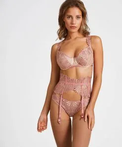 Soutien-gorge Corbeille Aubade X Iris Van Herpen Collection Sensory Illusion. -SOUTIEN-GORGE Soldes Boutique Soutien gorge corbeille sensory illusion Aubade silk rose RCF14 SILR 2