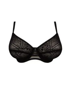ANTIGEL DE LISE CHARMEL Soutien-gorge Grande Taille Emboitant Collection Deco Folies De La Marque De Lingerie Antigel Par Lise Charmel, Coloris Noir.