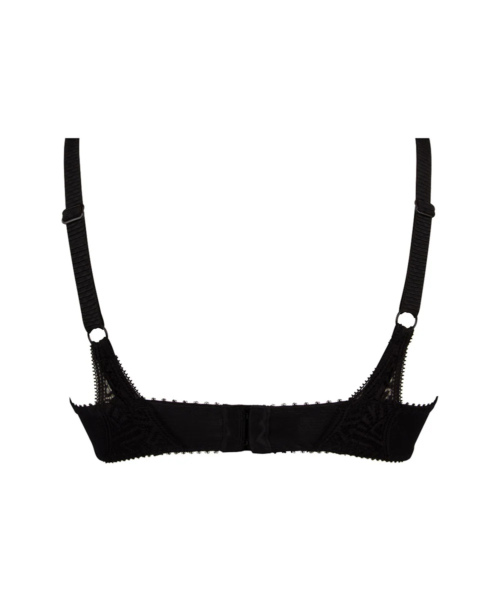 ANTIGEL DE LISE CHARMEL Soutien-gorge Grande Taille Emboitant Collection Deco Folies De La Marque De Lingerie Antigel Par Lise Charmel, Coloris Noir. 4 ANTIGEL DE LISE CHARMEL Soutien-gorge Grande Taille Emboitant Collection Deco Folies De La Marque De Lingerie Antigel Par Lise Charmel, Coloris Noir. – Image 2