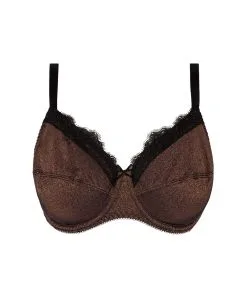 ANTIGEL DE LISE CHARMEL Soutien-gorge Grande Taille Emboitant Collection à Paillettes Disco Dentelle Coloris Cuivre De Chez Antigel Par Lise Charmel. -SOUTIEN-GORGE Soldes Boutique Soutien gorge couvrant grande taille Antigel de Lise Charmel Disco Dentelle cuivre FCH6046 CD packshot 1