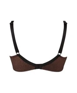 ANTIGEL DE LISE CHARMEL Soutien-gorge Grande Taille Emboitant Collection à Paillettes Disco Dentelle Coloris Cuivre De Chez Antigel Par Lise Charmel. -SOUTIEN-GORGE Soldes Boutique Soutien gorge couvrant grande taille Antigel de Lise Charmel Disco Dentelle cuivre FCH6046 CD packshot 2