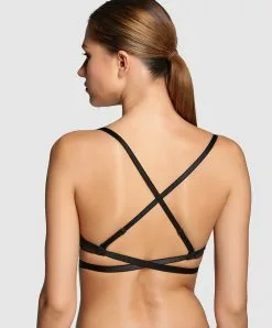 Culotte Invisible Mode Pure De Chez Lise Charmel En Maille Ultra-douce Pour Un Toucher Soie Très Agréable. -SOUTIEN-GORGE Soldes Boutique Soutien gorge dos nu Lise Charmel Mode pure noir Noir ACA2119 NO dos 2