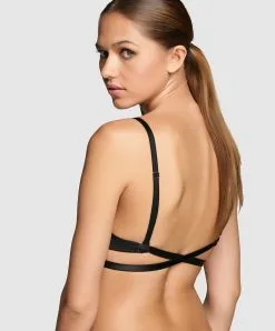 Culotte Invisible Mode Pure De Chez Lise Charmel En Maille Ultra-douce Pour Un Toucher Soie Très Agréable. -SOUTIEN-GORGE Soldes Boutique Soutien gorge dos nu Lise Charmel Mode pure noir Noir ACA2119 NO dos