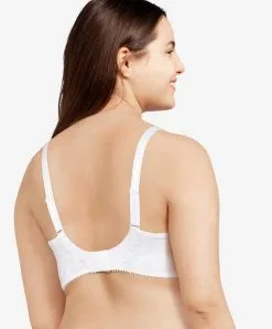 Soutien-gorge Armatures Couvrant Grande Taille Blanc Collection Day To Night De Chez Chantelle.  -SOUTIEN-GORGE Soldes Boutique Soutien gorge emboitant grande taille Chantelle Day to Night blanc C15F10 010 2