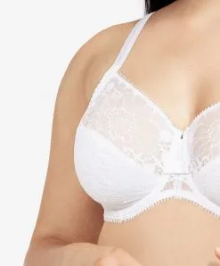 Soutien-gorge Armatures Couvrant Grande Taille Blanc Collection Day To Night De Chez Chantelle.  -SOUTIEN-GORGE Soldes Boutique Soutien gorge emboitant grande taille Chantelle Day to Night blanc C15F10 010 3