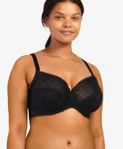 Soutien-gorge Armatures Couvrant Grande Taille Noir Collection Day To Night De Chez Chantelle. 