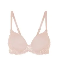 Simone Perele Soutien-gorge Armature Galbé De La Collection Promesse De La Marque De Lingerie Simone Pérèle. -SOUTIEN-GORGE Soldes Boutique Soutien gorge galbe armature Simone Perele promesse chair 12H315 766 2