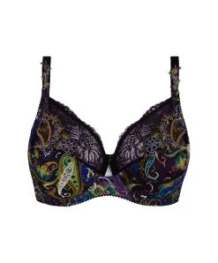 Soutien-gorge Couvrant Grande Taille De La Collection Lingerie De Luxe Dentelle Cashmer Par Lise Charmel.  -SOUTIEN-GORGE Soldes Boutique Soutien gorge grande taille Lise Charmel Dentelle cashmer emaux cashmer prune BCH6151 EC 10