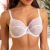 Soutien-gorge Couvrant Grande Taille Collection De Lingerie Blanche Féérie Couture Par Lise Charmel.