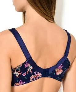 Soutien-gorge Grande Taille De La Collection Fête De Venise Par Lise Charmel. -SOUTIEN-GORGE Soldes Boutique Soutien gorge grande taille Lise Charmel Fete de Venise Bleu perou ACG6124 BP dos