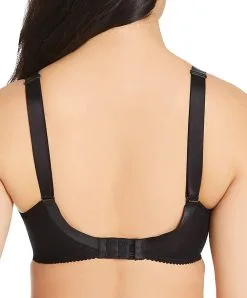 Soutien-gorge Couvrant Grande Taille Collection Fleurs De Nuit Coloris Nuit Summer (=noir Et Multicolore) Par Lise Charmel. -SOUTIEN-GORGE Soldes Boutique Soutien gorge grande taille Lise Charmel Fleurs de nuit noir et multicolore nuit summer ACG6173 NS 101