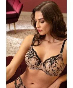 Soutien-gorge Couvrant Grande Taille Lise Charmel De La Collection Lingerie De Charme Follement Sexy En Coloris Nude Sexy. 12 Soutien-gorge Couvrant Grande Taille Lise Charmel De La Collection Lingerie De Charme Follement Sexy En Coloris Nude Sexy. -SOUTIEN-GORGE Soldes Boutique Soutien gorge grande taille Lise Charmel Follement sexy nude sexy BCH6145 NS fashion 3