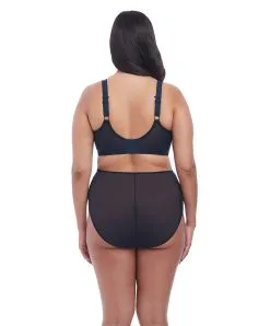 Soutien-gorge Grande Taille Décolleté Plongeant De La Collection Matilda Par Elomi. -SOUTIEN-GORGE Soldes Boutique Soutien gorge grande taille armature plongeant Elomi Matilda unicorn bleu marine EL8900 UNN ensemble dos 1