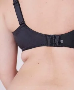 Simone Perele Soutien-gorge Armature Bonnets Profonds En 3 Parties Simone Pérèle Collection De Lingerie Permanente Délice Coloris Moonlight.  -SOUTIEN-GORGE Soldes Boutique Soutien gorge grande taille armatures Simone Perele Delice noir moonlight 12X320 017 3