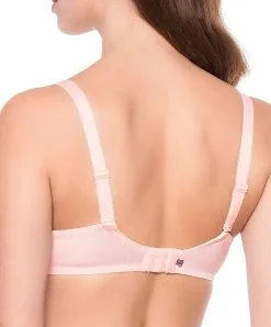 Simone Perele Soutien-gorge Armature Bonnets Profonds En 3 Parties Simone Pérèle Collection De Lingerie Permanente Délice Coloris Poudre.  -SOUTIEN-GORGE Soldes Boutique Soutien gorge grande taille armatures Simone Perele Delice poudre rose pastel 12X320 383 2