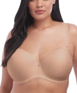 Soutien-gorge Grande Taille Bandeau Moulé Avec Armatures Invisible Elomi Collection Smooth, Coloris Sahara (=peau). -SOUTIEN-GORGE Soldes Boutique Soutien gorge grande taille bandeau moule avec armatures Elomi Smooth sahara Chair EL4300 SAH 3