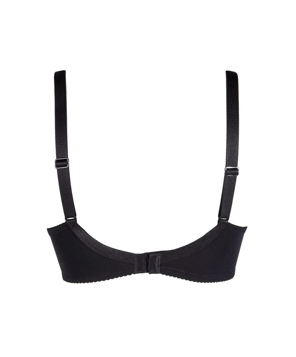 Soutien-gorge Grande Taille En Soie Collection Splendeur Soie De La Marque Lise Charmel Coloris Noir. 6 Soutien-gorge Grande Taille En Soie Collection Splendeur Soie De La Marque Lise Charmel Coloris Noir. – Image 4