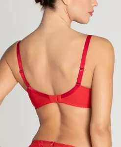 Soutien-gorge Grande Taille En Soie Lise Charmel Collection Splendeur Soie, Coloris Rouge. -SOUTIEN-GORGE Soldes Boutique Soutien gorge grande taille en soie Lise Charmel Splendeur soie rouge rouge ACC6180 RS 502