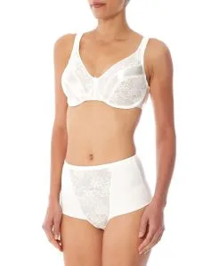 Soutien-gorge Réducteur De Poitrine Ivoire Le Minimizer Par Wacoal Lingerie. -SOUTIEN-GORGE Soldes Boutique Soutien gorge minimiseur amincissant armature Wacoal Le Minimizer ivory nacre WEBFA105 IVY 3