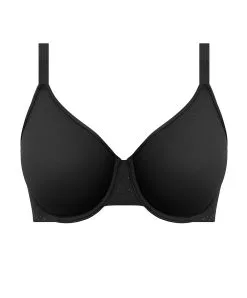 Soutien-gorge Minimiseur Bonnets Moulés Lisses Collection De Lingerie Permanente Back Appeal Coloris Noir De Chez Wacoal.  -SOUTIEN-GORGE Soldes Boutique Soutien gorge minimiseur bonnets moules lisses Wacoal back appeal noir WA857303 BLK 10