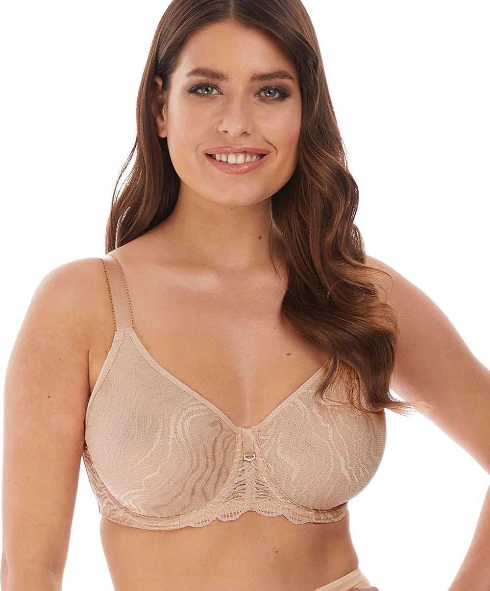Soutien-gorge Moulé Avec Armatures Collection Permanente Impression De Chez Fantasie Par Wacoal. 3 Soutien-gorge Moulé Avec Armatures Collection Permanente Impression De Chez Fantasie Par Wacoal.