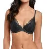 Soutien-gorge Push-up Plunge Wacoal De La Collection Lace Perfection, Coloris Charcoal (=gris Anthracite). 