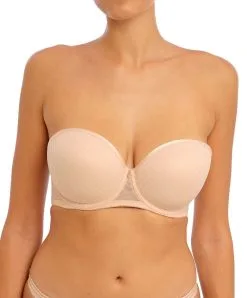 Soutien-gorge Moulé Avec Armatures Bretelles Amovibles De La Collection Tailored Coloris Beige Naturel Par Freya Lingerie. 