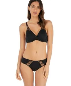 Soutien-gorge Moulé Armatures Triangle Collection De Lingerie Quotidienne Lisse Coloris Noir Par Wacoal.  -SOUTIEN-GORGE Soldes Boutique Soutien gorge moule armatures triangle Wacoal Lisse frappe noir WE145001 BLK 1
