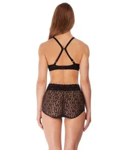 Soutien-gorge Moulé En Dentelle Armatures Collection De Lingerie Permanente Wacoal Halo Lace, Coloris Noir. -SOUTIEN-GORGE Soldes Boutique Soutien gorge moule en dentelle a armatures Wacoal Halo Lace noir black BLK WA851205 BLK 3