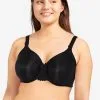 Soutien-gorge Moulé Enveloppant à Armatures Collection Hedona De La Marque De Lingerie Chantelle, Coloris Noir.