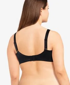 Soutien-gorge Moulé Enveloppant à Armatures Collection Hedona De La Marque De Lingerie Chantelle, Coloris Noir. -SOUTIEN-GORGE Soldes Boutique Soutien gorge moule enveloppant armatures Chantelle Hedona noir C20310 011 2