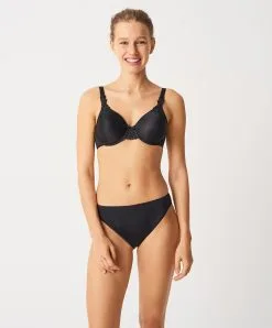 Soutien-gorge Moulé Enveloppant à Armatures Collection Hedona De La Marque De Lingerie Chantelle, Coloris Noir. -SOUTIEN-GORGE Soldes Boutique Soutien gorge moule enveloppant armatures Chantelle Hedona noir C20310 011 6