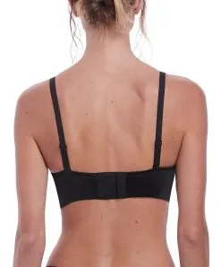 Soutien-gorge Sans Bretelles Moulé Avec Armatures Collection Aura De Chez Fantasie Lingerie. -SOUTIEN-GORGE Soldes Boutique Soutien gorge moule sans bretelles armatures Fantasie Aura noir FL2320 BLK dos 3