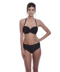 Soutien-gorge Sans Bretelles Moulé Avec Armatures Collection Aura De Chez Fantasie Lingerie. -SOUTIEN-GORGE Soldes Boutique Soutien gorge moule sans bretelles armatures Fantasie Aura noir FL2320 BLK ensemble 2
