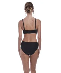 Soutien-gorge Sans Bretelles Moulé Avec Armatures Collection Aura De Chez Fantasie Lingerie. -SOUTIEN-GORGE Soldes Boutique Soutien gorge moule sans bretelles armatures Fantasie Aura noir FL2320 BLK ensemble dos 3