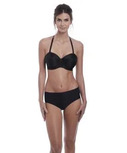 Soutien-gorge Sans Bretelles Moulé Avec Armatures Collection Aura De Chez Fantasie Lingerie.  -SOUTIEN-GORGE Soldes Boutique Soutien gorge moule sans bretelles armatures Fantasie Aura noir FL2323 BLK ensemble 2