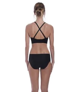 Soutien-gorge Sans Bretelles Moulé Avec Armatures Collection Aura De Chez Fantasie Lingerie.  -SOUTIEN-GORGE Soldes Boutique Soutien gorge moule sans bretelles armatures Fantasie Aura noir FL2323 BLK ensemble dos 2