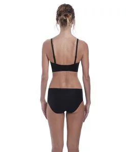 Soutien-gorge Sans Bretelles Moulé Avec Armatures Collection Aura De Chez Fantasie Lingerie.  -SOUTIEN-GORGE Soldes Boutique Soutien gorge moule sans bretelles armatures Fantasie Aura noir FL2323 BLK ensemble dos 3