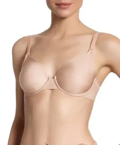 Simone Perele Soutien-gorge Moulé Multipositions Inspiration De Simone Pérèle. -SOUTIEN-GORGE Soldes Boutique Soutien gorge multipositions moule Simone Perele Inspiration Peau 12W317 709 1