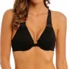 Soutien-gorge Ouverture Frontale Lisse Décolleté Plongeant Collection De Lingerie Quotidienne Soft Embrace Coloris Noir Par Wacoal. 