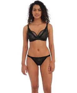 Soutien-gorge Décolleté Plongeant à Armatures De La Collection Tailored Coloris Noir Par Freya Lingerie. 6 Soutien-gorge Décolleté Plongeant à Armatures De La Collection Tailored Coloris Noir Par Freya Lingerie. -SOUTIEN-GORGE Soldes Boutique Soutien gorge plongeant armature apex haute Freya Tailored noir AA401121 BLK 1