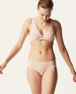 Soutien-gorge Plongeant Triangle à Armatures Chantal Thomass De La Collection Accent En Coloris Beige Doré. 13 Soutien-gorge Plongeant Triangle à Armatures Chantal Thomass De La Collection Accent En Coloris Beige Doré. -SOUTIEN-GORGE Soldes Boutique Soutien gorge plongeant armatures triangle Chantal Thomass Accent beige dore chair T02D10 01N 1