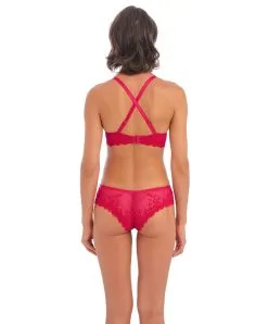Wacoal Soutien-gorge Plunge à Armatures Collection Embrace Lace Coloris Persian Red. -SOUTIEN-GORGE Soldes Boutique Soutien gorge plunge a armatures Wacoal Embrace lace persian red rouge WA853291 615 4