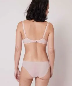 Simone Perele Soutien-gorge Spacer Décolleté Plongeant Bretelles Multipositions Simone Pérèle Collection De Lingerie Permanente Andora Coloris Poudre.   -SOUTIEN-GORGE Soldes Boutique Soutien gorge plunge armature galbe Simone Perele Andora poudre rose pastel 131316 383 12