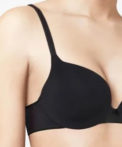 Soutien-gorge Invisible Extra Push-up Collection Essentiall De La Marque De Lingerie Française Chantelle. -SOUTIEN-GORGE Soldes Boutique Soutien gorge push up Chantelle essentiall noir C15G20 011 2