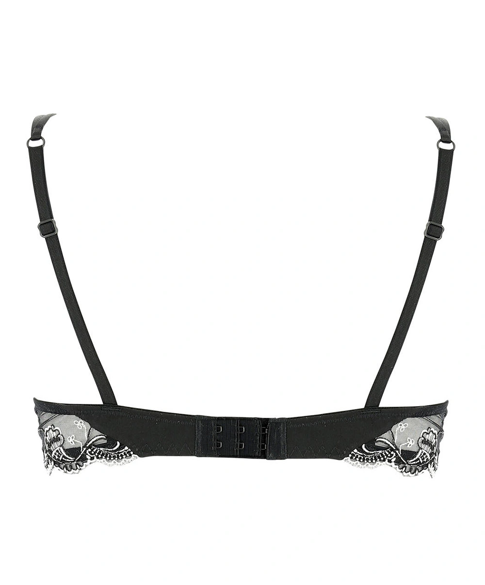 Soutien-gorge Push-up Lise Charmel Splendeur Soie Coloris Noir. 6 Soutien-gorge Push-up Lise Charmel Splendeur Soie Coloris Noir. – Image 4